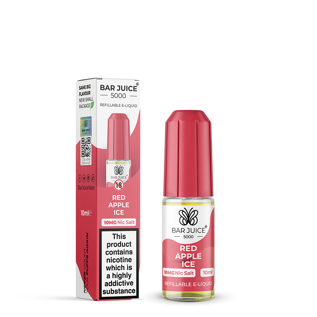 Bar Juice 5000 Red Apple Ice Nic Salt E-Liquid – 10ml